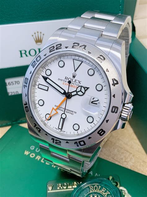 rolex 42mm explorer ii.